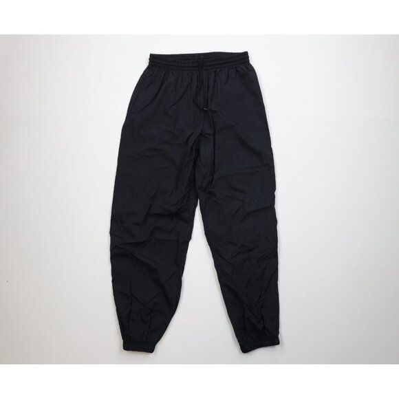 Vintage 90s Champion Mens Small Classic Logo Windbreaker Joggers Pants Black - Picture 1 of 14